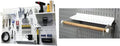 Wall Control Pegboard Organizer 4 ft. Metal Pegboard Standard Tool Storage Kit by Wall+Control