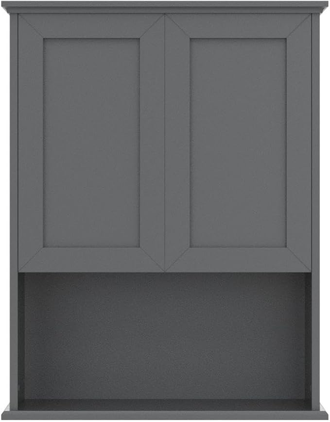 VANIRROR Grey Cabinet Wall Mounted - Image 5