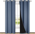 NICETOWN Blackout Curtains 80 inches Long, Full Light Blocking Drapes by NICETOWN
