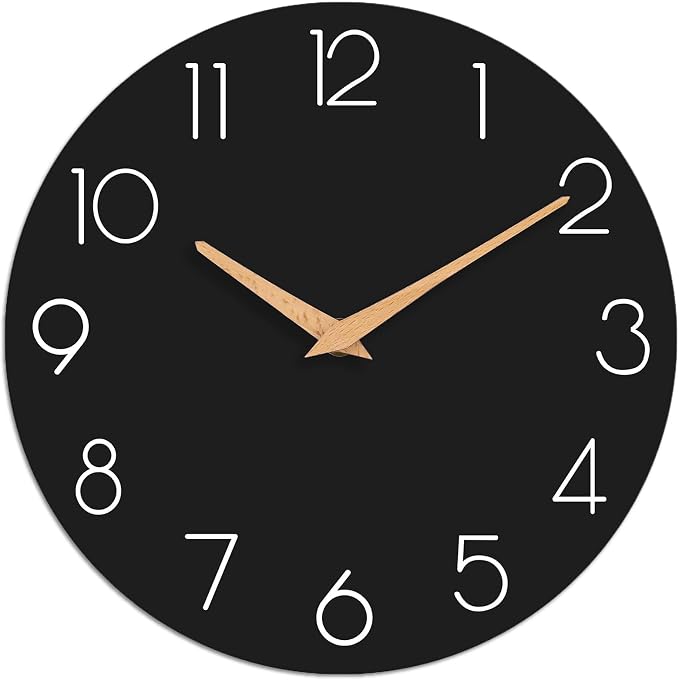 cicininc Wall Clock, Decorative Battery Operated Wall Clocks by CICININCOfficial