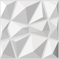 Art3d Decorative 3D Wall Panels in Diamond Design, 11.8"x11.8" Matt White by Art3d