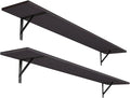 DINZI LVJ Long Wall Shelves, 55.1Inch Wall Mounted Shelves Set of 2, Extra by DINZILVJ