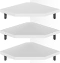 Alsonerbay Corner Wall Shelf Set of 3 Corner Shelf Wall Mount, Solid Wood by Alsonerbay