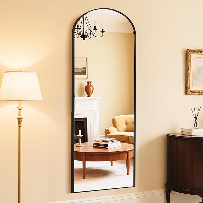 DUMOS Arched Wall-Mounted Full Length Mirror 27"x71" by DumosLifestyle
