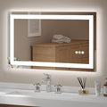 USHOWER LED Bathroom Mirror 40x24 Inch Tempered Glass by USHOWER