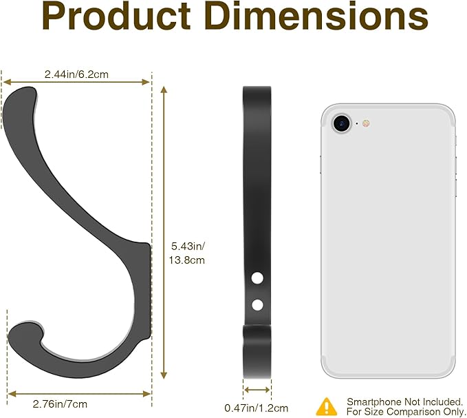 Coat Hooks for Hanging Heavy Duty - Image 7