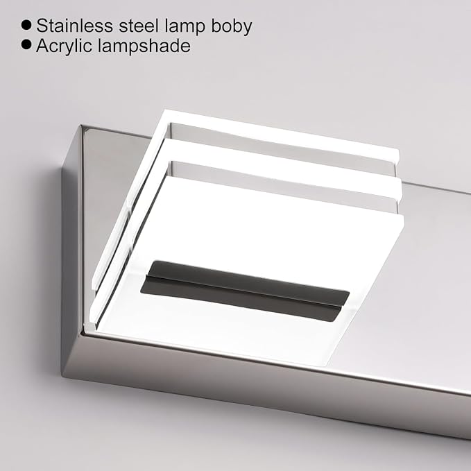 LED Vanity Lighting 30W Lights for Mirror 5 Light Bath Wall Lamps 34 Inch - Image 6