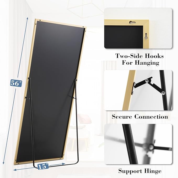 DUMOS 15"x56" Full Length Mirror - Image 5