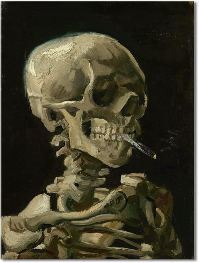 Wieco Art Large Canvas Wall Art Skull of a Skeleton - Image 9