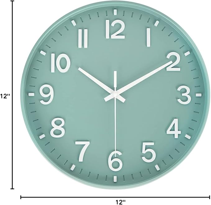 HZDHCLH Modern Quartz Wall Clocks Battery Operated, 12 inch Silent Non Ticking - Image 7