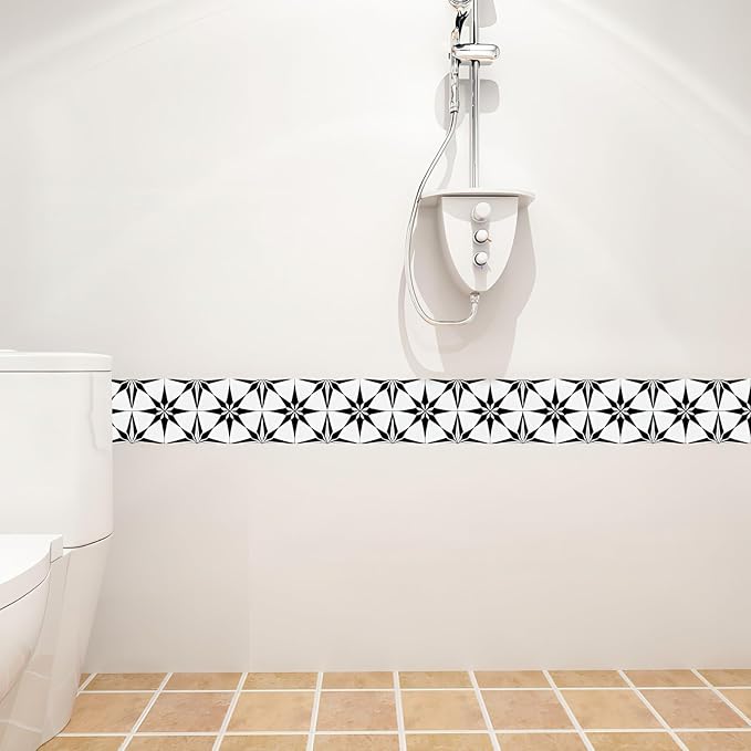 HOMETITUTE Wallpaper Border 4x196 Inch Peel and Stick Wall Border Wallpaper - Image 8