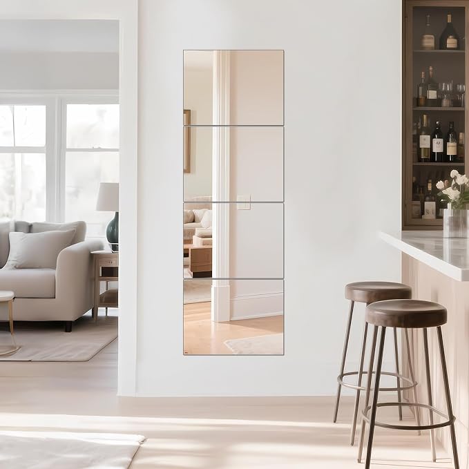 Ruomeng Full Length Wall Mirror Tiles - Image 4