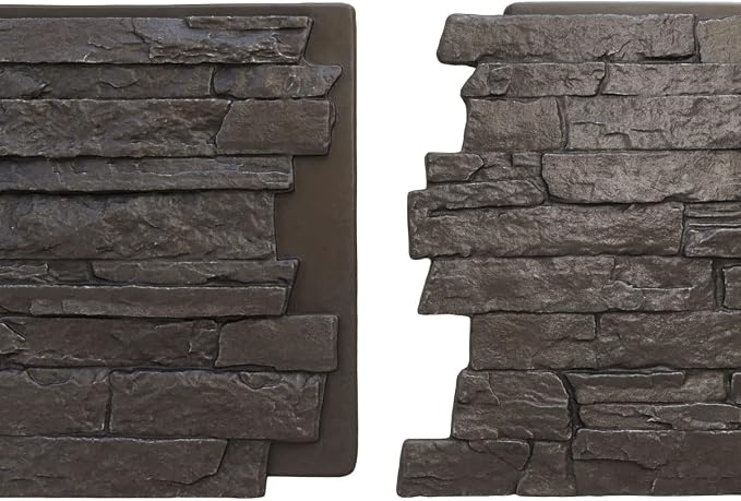 EverStone Acadia Ledge Faux Stone Panel, River Moss Color - Image 8