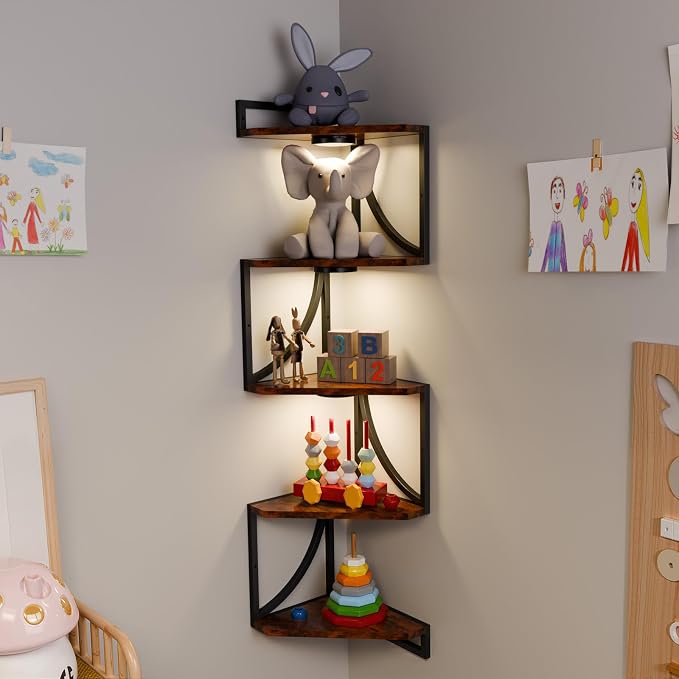 HAAYOT Corner Shelf Wall Mounted - Image 4