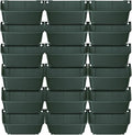 Vertical Wall Planter with 18 Pots, Hanging Garden Plant Flowerpot Holder by Eapmic