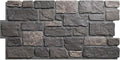 EverStone Cobblestone Faux Stone Panel, Charcoal Color by EkenaMillwork