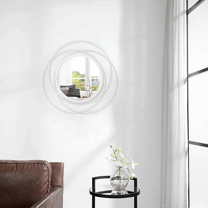 Wall Mirror Modern Metal Frame Arts Circle Mirror - Image 4