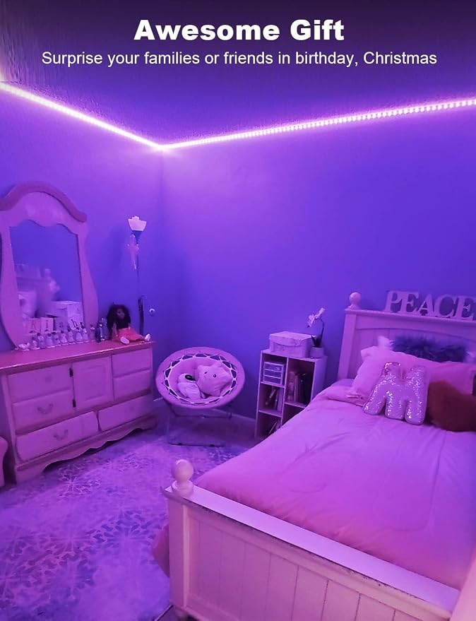 DAYBETTER Smart RGB Led Strip Lights, 300ft Led Lights - Image 3