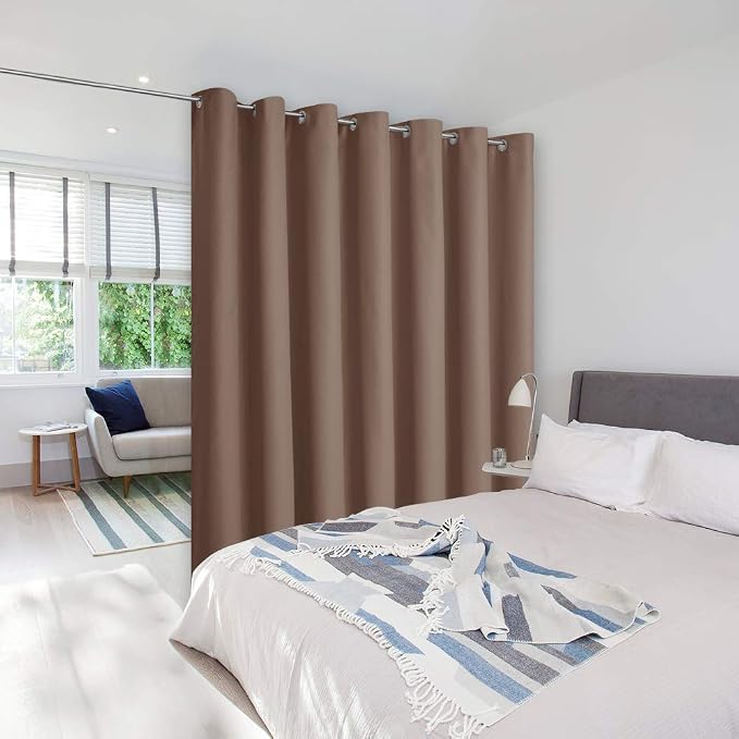 NICETOWN Privacy Room Divider Curtain Screen Partitions, Sound Blocking by NICETOWN
