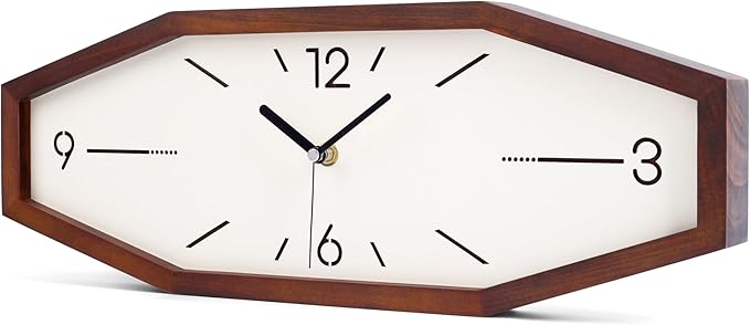 DaguyS Wooden Retro Wall Clocks, 18 Inches Square Clocks Rectangular Wall Clock by Unknown