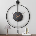 Pytha Sight Large Modern Wall Clock, 30.7× 20 Inch Big Metal Minimalist Arabic by Pytha+Sight