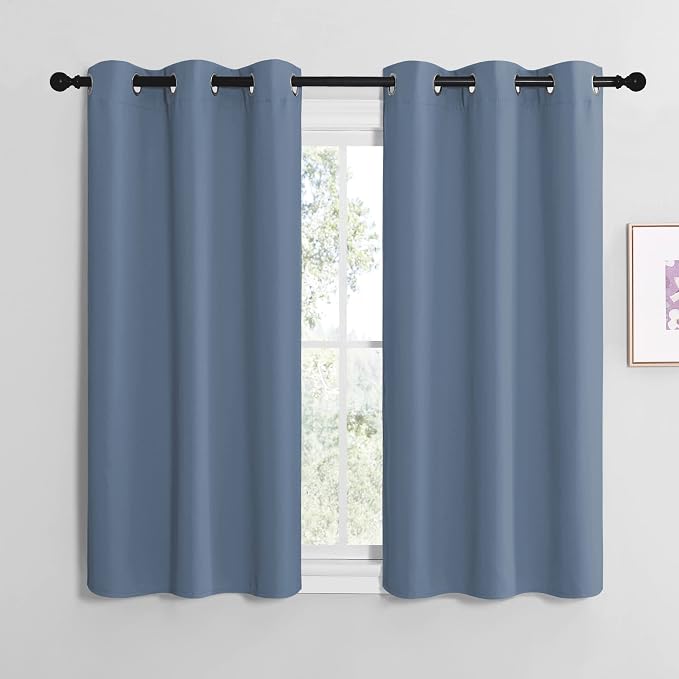 NICETOWN Home Fashion Thermal Insulated Solid Grommet Blackout Window Treatment by NICETOWN