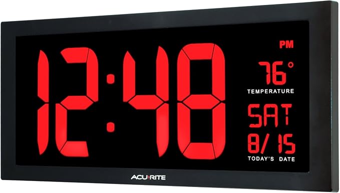 AcuRite 75100C 18-Inch Large Led Clock - Image 2