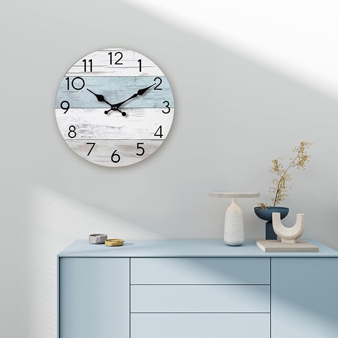 KECYET Wall Clock Silent Non-Ticking 14 Inch Battery Operated Country Large - Image 7