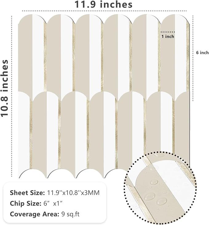Vamos Tile Peel and Stick Backsplash Seamless Tile - Image 7