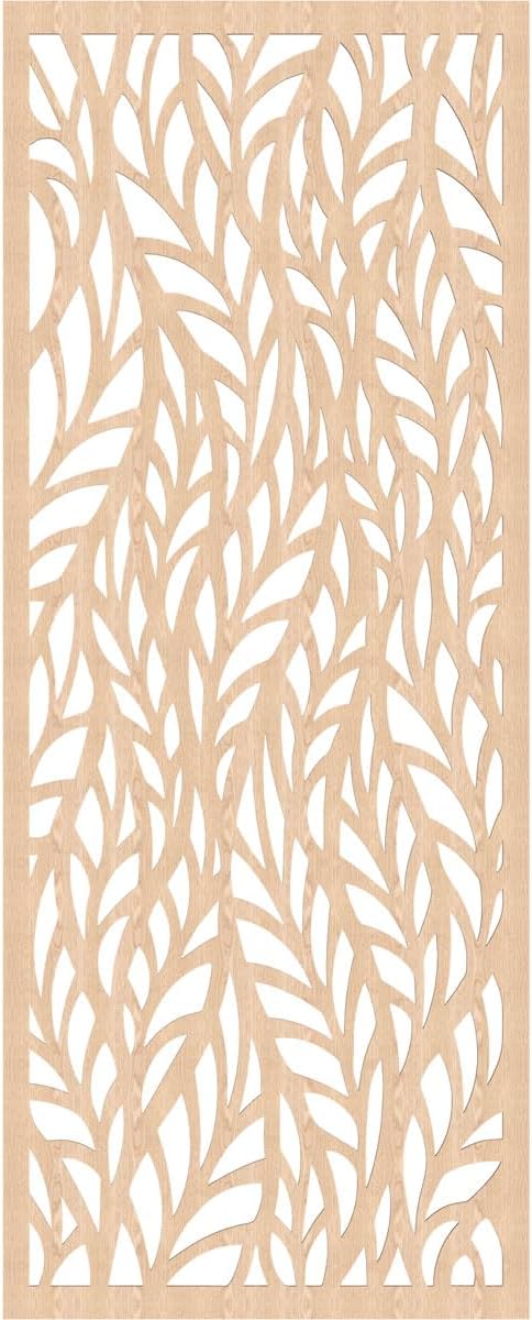33 3/8"W x 84 3/8"H x 1/4"T Ortonville Decorative Fretwork Wood Wall Panels - Image 4