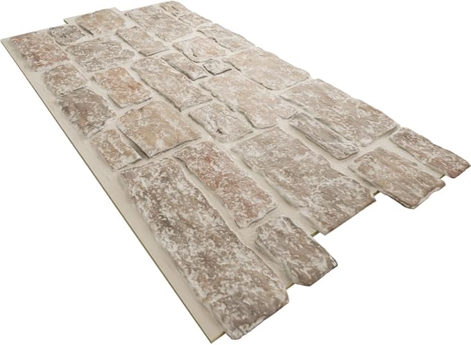 EverStone Cobblestone Faux Stone Panel, Flintstone Color - Image 6