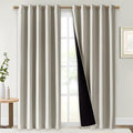 NICETOWN 100% Blackout Window Curtain Panels, Cold and Full Light Blocking by NICETOWN