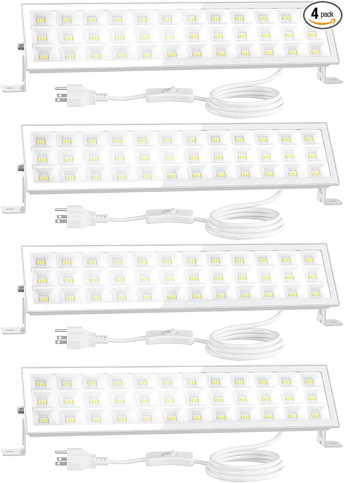 Onforu 100W 4Pack LED Shop Lights, 14000lm Shop Lighting by Onforu