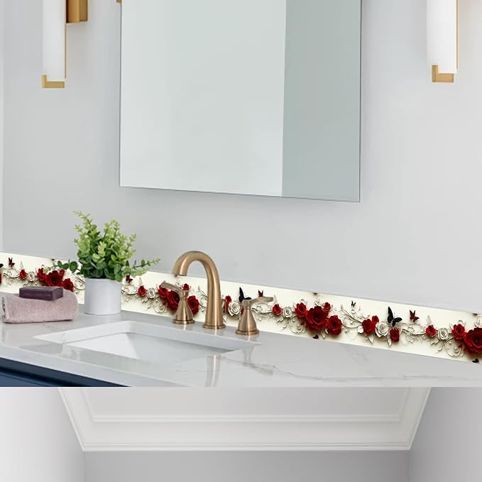 HOMETITUTE Wallpaper Border Peel and Stick Decorative Wall Trim Self Adhesive - Image 5