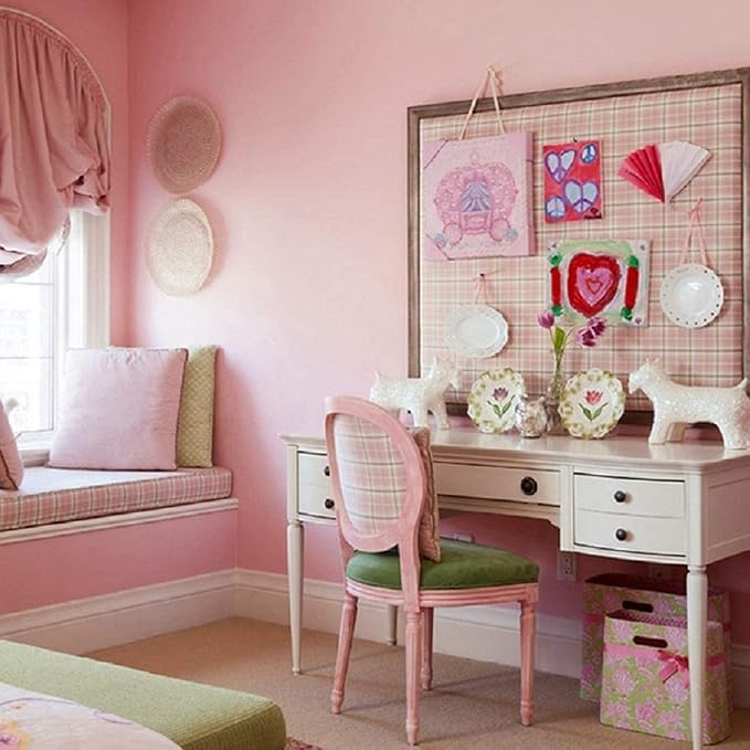 practicalWs Pink Self-Adhesive Wallpaper Film Stick Paper Easy to Apply Peel - Image 8