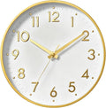 Mosewa Wall Clock 8 Inch, Battery Operated Silent Non-Ticking Modern Analog by MOSEWAWALLCLOCK