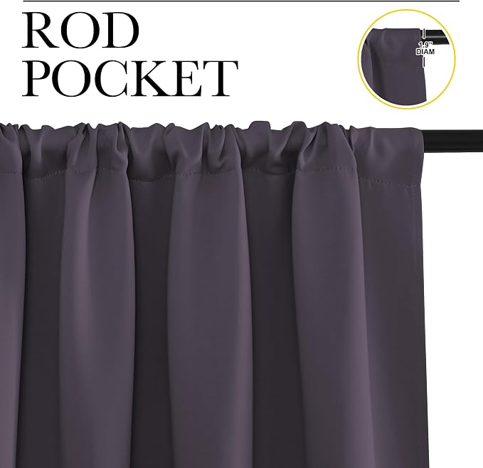 NICETOWN RV Blackout Curtains for Camper Windows, Kitchen Short Blackout - Image 2