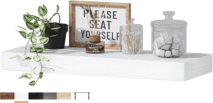 QEEIG Floating Shelf for Wall Bathroom Shelves Bedroom Kitchen Living Room - Image 9
