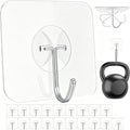 Latoxcaa Heavy Duty Adhesive Wall Hooks by Latoxcaa-SpaceMaster