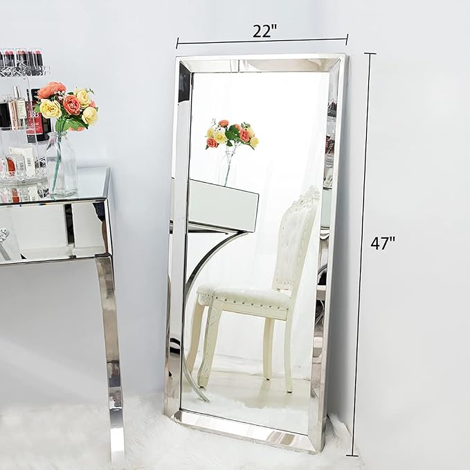 Chende 22" X 47" Angled Large Wall Mirror - Image 8
