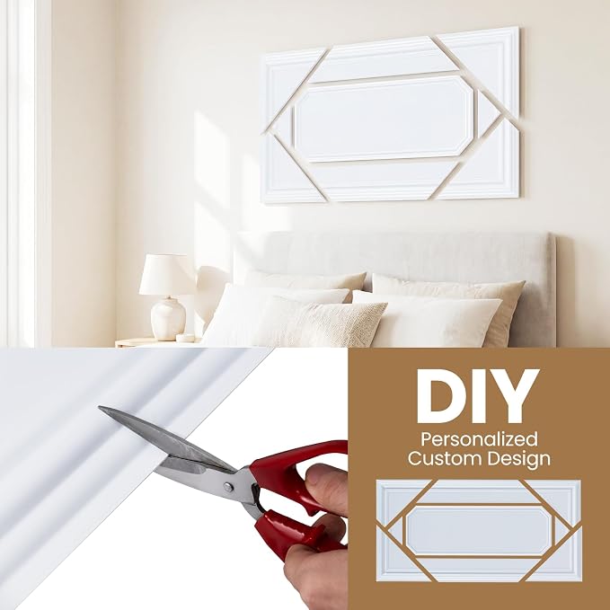 Giantex 24 Pack PVC Wall Panels, Glue Up or Drop Ceiling Panel, Waterproof 3D - Image 6