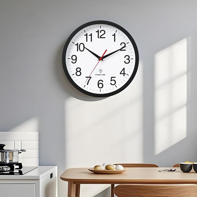 Rohioue Atomic Wall Clock, Modern 14 Inch Battery Operated Wall Clocks - Image 6