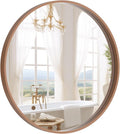 WallBeyond Wood Round Mirror by WallBeyond