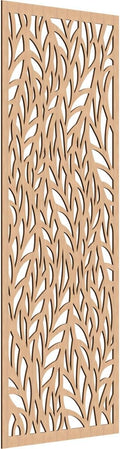 35 3/8"W x 89 3/8"H x 1/4"T Ortonville Decorative Fretwork Wood Wall Panels by EkenaMillwork