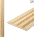 Art3d 4 Pc 96"x5.7" Wood Slat Wall Panel by Art3d