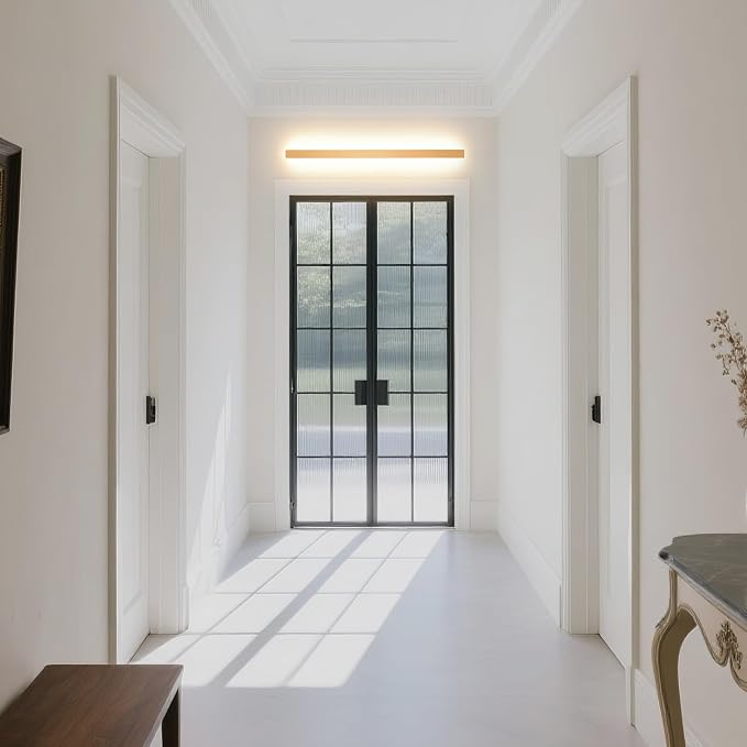KELUOLY Modern Plug in Long Wall Sconce, 20W Warm White 3000K Acrylic Indoor - Image 8