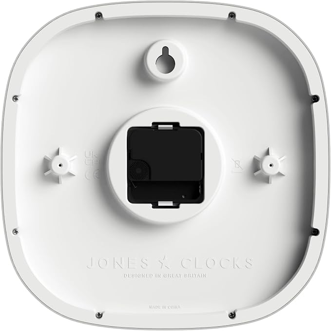 JONES CLOCKS® Marvel Wall Clock | Modern Retro Rounded Square Clock | 10 inch | - Image 6