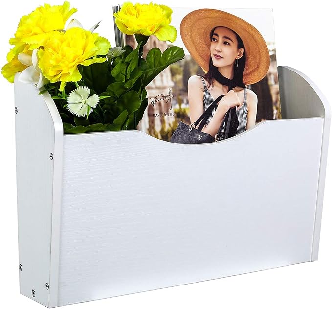 PAG Wall File Holder Wall Mounted Wood Hanging File Organizer - Image 3