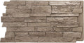 EverStone Acadia Ledge Faux Stone Panel, Soft Ash Color by EkenaMillwork