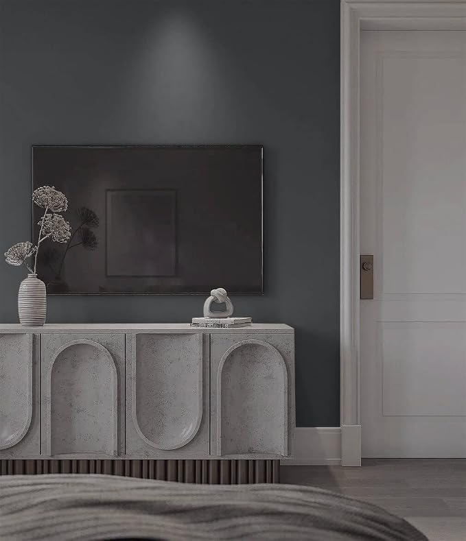 Dimoon 236''x17.7'' Grey Peel and Stick Wallpaper Contact Paper Modern Self - Image 8